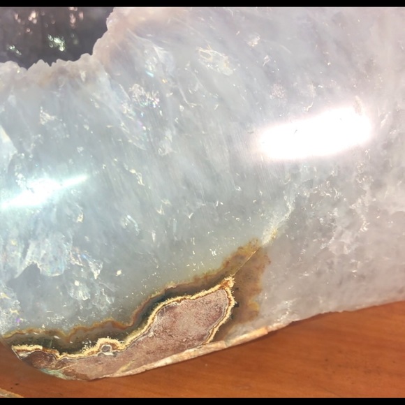 Huge COLLECTORS PIECE Amethyst Heart Crystal Geode - Picture 13 of 16